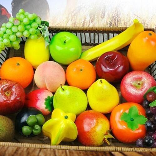 Rtificial Fake Fruit Home Decoration Simulation Ornament Craft Food Photography props Home Apple Banana Orange Lemon Home Decor