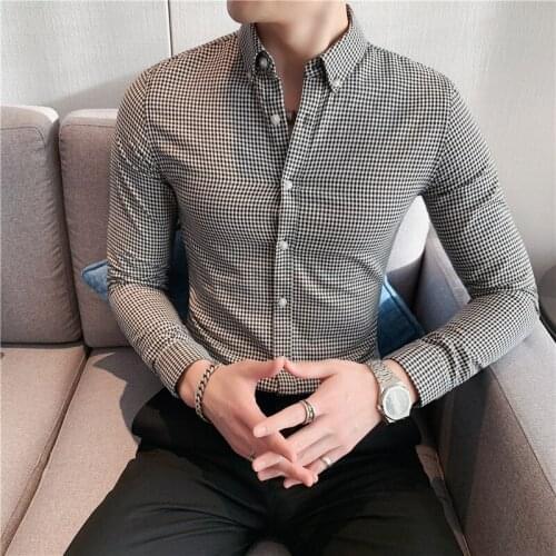 Мужские клечатые рубашки MOTUWETHFR China At AliExpress