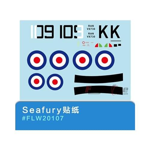 Decal Set For Freewing Flight Line Seafury RC Airplane Model