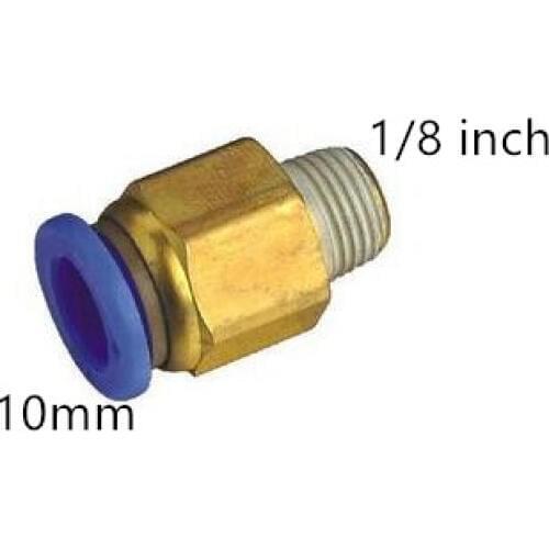 New 10mm 1/8 inch air straight pneumatic tube fitting pipe PC10-01 One touch hose fast connector