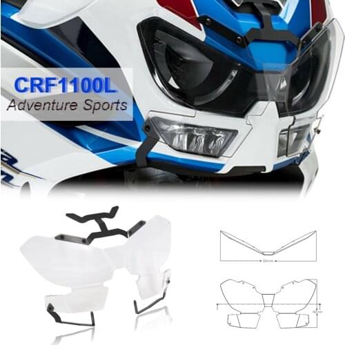 NEW For Honda Africa Twin CRF1100L Adventure Sports 2020 2021 Motorcycle Headlight Head Light Guard Protector Cover