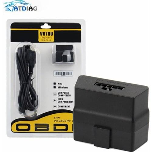 Original USB ELM327 V1.5 V07HU PIC18f25k80 FT232RL Chip USB RS232 Port On PC ELM 327 Car Diagnostic Tool For All OBD2 Protocol