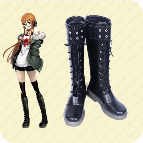 Persona 5 Futaba Sakura Cosplay P5 Anime Boots Tailor Made