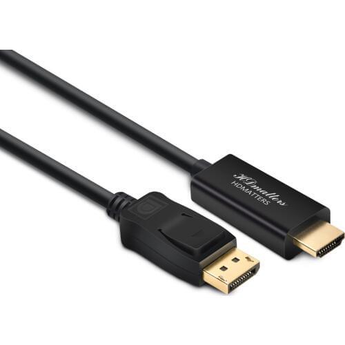 Displayport to HDMI 4K cable 5M 15ft 1080P Display port to HDMI cable cord 4K Dp male to HDMI male for HP Dell Asus PC laptop