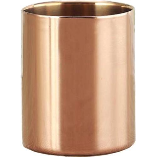 Rose Gold Pencil Holder Cup Pen Pot Cosmetic Brushes Organizer 3mm Dual-layer Super Thick Makeup Brush Storage Home Flower Vase