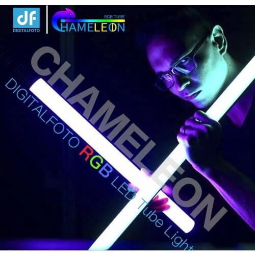 DF chameleon RGB LED tube light Colourful Special effects film photography Hold lamp for Video youtube live stream