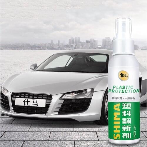 120ML Car Plastic Parts Retreading Agent Instrument Panel Agent Automotive Interior Plastic Part Retreading Cleaning Agent