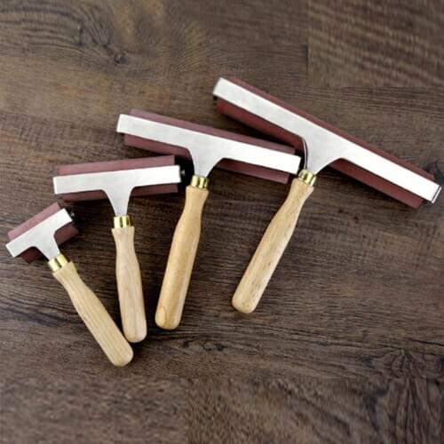 5/10/15/20cm Rolling Tool Rubber Roller Brayer with Wood Handle for Craft Inks Lino Oil Rolling Ink Printing Painting