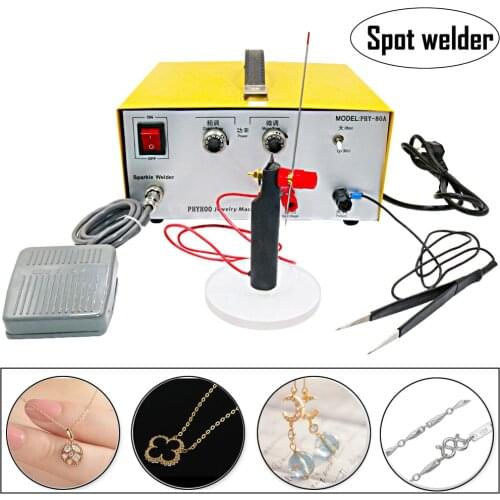 80A spot welding hand - held pulse spot welder welding machine welding machine gold and silver jewelry Tools
