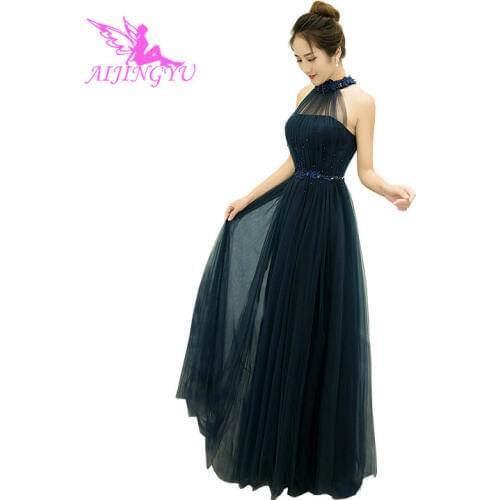 AIJINGYU Long Evening Eresses Party Gown 2021 Sexy Women Elegant Formal Special Occasion Dress Fashion Gowns FS408