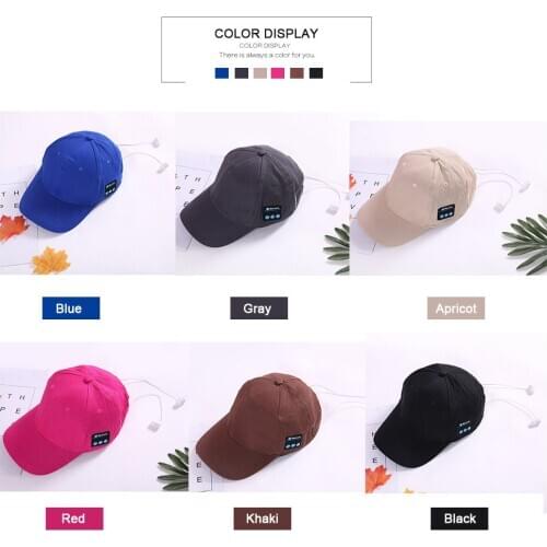 Wireless Bluetooth Headset Outdoor Sport Hats Headphone Bluetooth Music Player Earphone Cap for Sport Running Baseball Cap