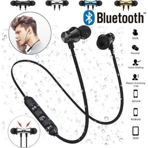 Bluetooth Headphones with MIC XT-11 Wireless Bluetooth Earphone Sport Sweatproof Bass Music Headset for Mobile Phones