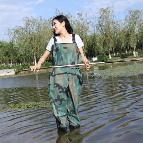 37-45 Men Women Waterproof Fishing Boots Wading Anti-wear Non-slip Pants Farm Garden Working Overalls Chest Clothes Waders Shoes