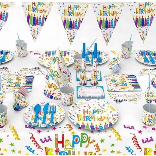 Childrens Birthday Party Paper Trumpet Blowing Pennant Flag Flag Collection Party Supplies Kids Happy Birthday Gifts