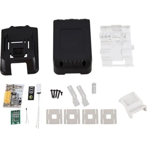 BL1850 BL1830 Battery Case Kit Replacement for Makita 18V with PCB Circuit Board LED Indicator Power Tools Battery Case