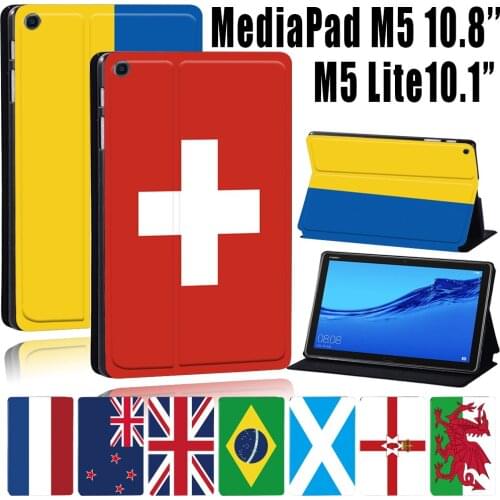 Tablet Case for Huawei MediaPad M5 10.8 Inch/M5 Lite 10.1 Inch High Quality Protective Shell + Free Stylus
