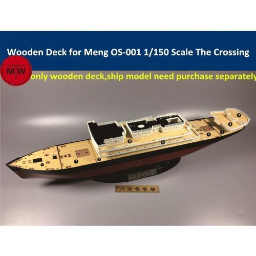 1/150 Scale Wooden Deck for Meng OS-001 The Crossing Ship Model Kits
