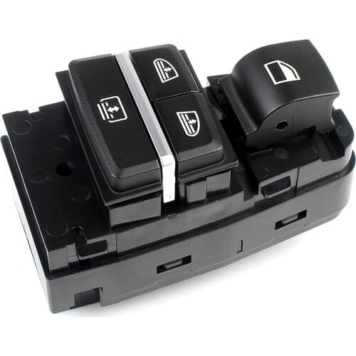 Electric Power Rear Seat Window Lifter Switch Replacement Control for BMW 7 Series Black Kit Parts Button F01 F02 730 740