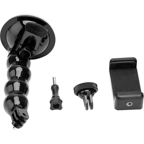 Flexible Suction Cup Mount Holder for GoPro 9 Adjustable Flexible Bracket Extension Arm for GoPro Hero6/5/5 Session Phone