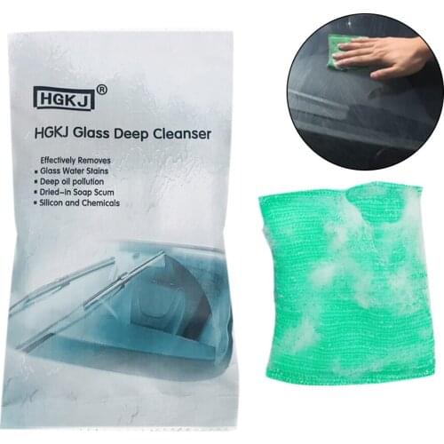 Car Glass Cleaning Sponge Glass Remove Oil Film for Seat Leon lbiza VW Golf Tiguan Ford Focus Skoda rapid YETI Superb Octavia