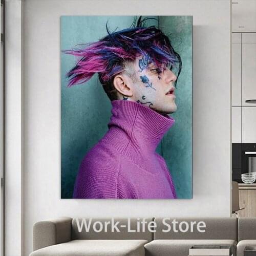 Canvas Wall Art Prints Oil Painting Modern Lil Peep Mario Testino Poster Wall Art Canvas Poster for Living Room Decoration