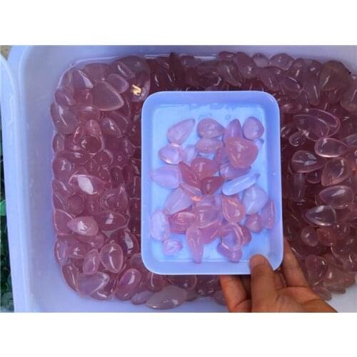 Crystal pendant, powder crystal stone, pink crystal water drop pendant DIY accessories