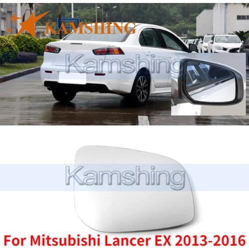 Kamshing For Mitsubishi Lancer EX 2013-2016 Car Rear View Mirror Glass Mirror Lens RearView Mirror Glass RearView mirror Lens