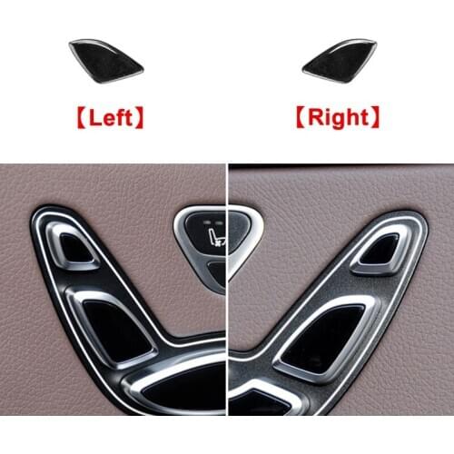 Car Seat Back Adjustment Button Switch Headrest Buttons Cover Trim For Mercedes Benz W222 S-Class S300 S400 2014-2019