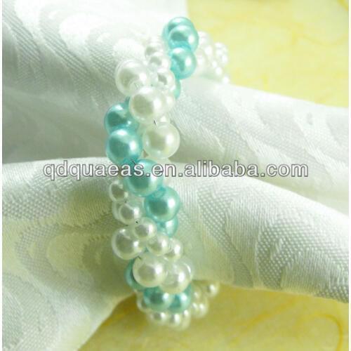 Napkin ring for wedding and pearl napkin napkin holder