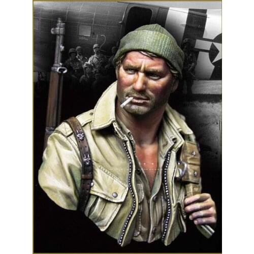 1/10 Scale Resin Bust U.S. Paratrooper