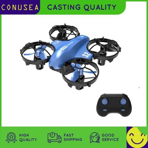 Mini RC Drone helicopter UFO Toy for kids Gesture fixed height 360° rolling Quadrocopter Dron One Key Land Auto Hovering drones