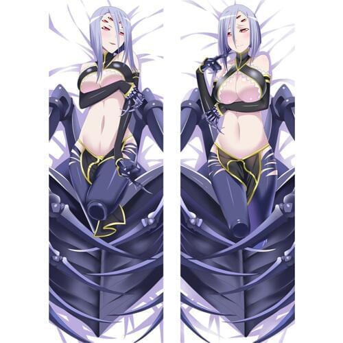 Anime JK monster musume no iru nichijou Rachnera Arachnera Dakimakura Body Pillowcase Cartoon Spider Girl Hug Pillow Cover Case