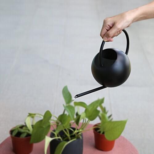 Stainless Steel Watering Kettle Long Nozzle Watering Can Metal Garden Plant Pot Sprinkler For Indoor Plants Home Sprinkling Can