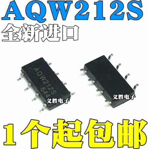 New and original AQW212S Optocoupler relay AQW212 SOP8 Light coupling relays, solid state relay optical coupling, isolator impo