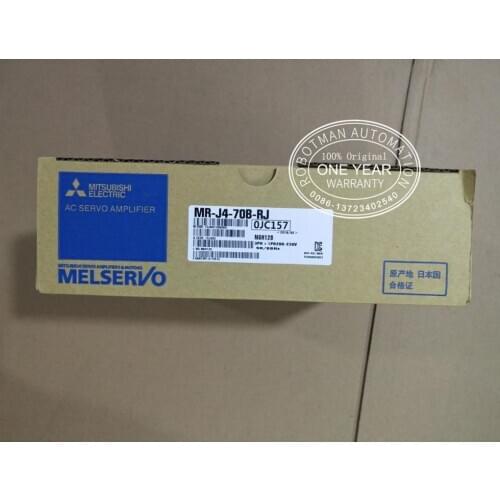 New in box MR-J4-70B-RJ AC Servo Amplifier Free DHL/UPS/FEDEX
