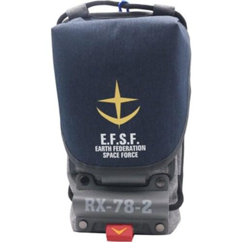 HOT Anime GUNDAM RX-78-2 Cosplay Student School Waist Messenger Bags Arm Single Shoulder Bag Prop