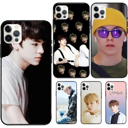 Seventeen Vernon Meme Rubber Phone Case For iPhone 12 11 Pro Max Mini XS X XR 7 8 Plus SE 2020 Soft Cover Case