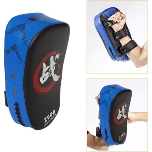 Taekwondo Kick Pads Boxing Karate Pad PU Leather Muay Thai Martial Art Kickboxing Punch Punching Bag Kicking Shield Training