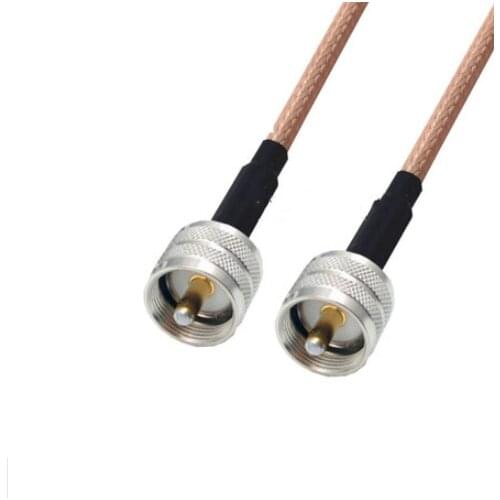 UHF Male to UHF PL259 Male Connector Pigtail Jumper RG316 Cable 50 ohm