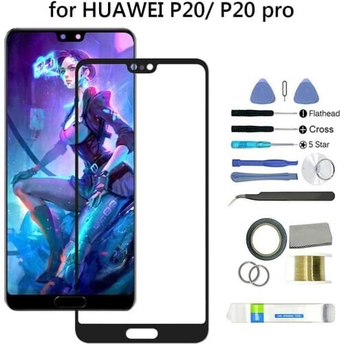 Replacement Front Glass Screen Lens Repair Parts Tools Kit for Huawei P20 Pro Screen Replacement Mobile Phone Parts