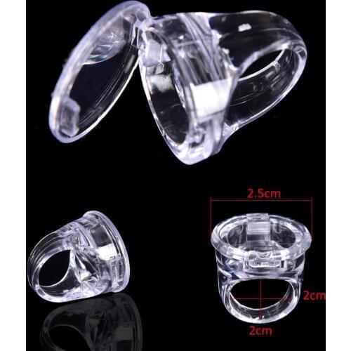 1PC Transparent Eyelash Extend Ring Cup Tattoo Ink Equipment Microblading Tattoo Pigment Holder Permanent Makeup Tools