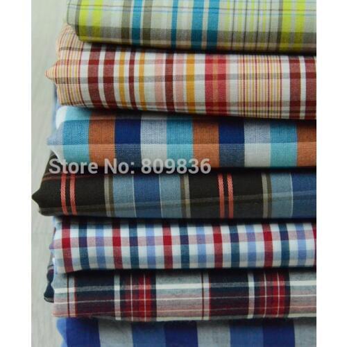 1yrd/lot Classic plaid design fabric,garment cotton fabric Plaids shirt fabric Sewing accessories Scrapbooking fabric(ss-4384)