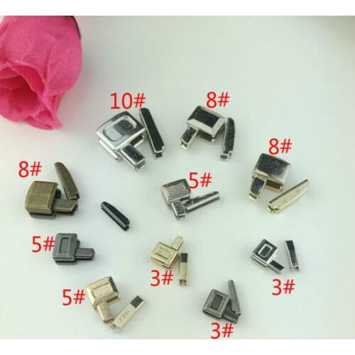 100 PCS/LOT 3#5#8#10# Zipper ACCESSORIES Insertion Pin Retainer BOX INSTANT REPAIR Tailor SEWING ACCESSORY