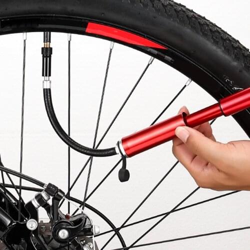 120 PSI Mini High Pressure Compact Light Bicycle Tire Pump for Mountain Bike