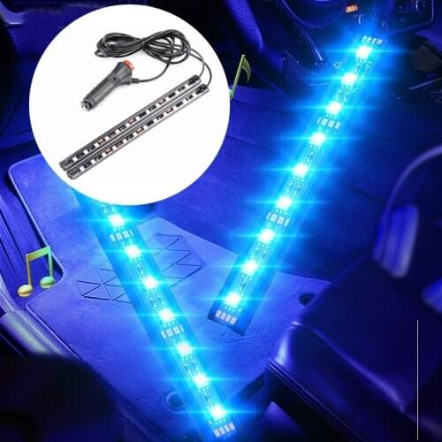 2pcs Car LED Foot Iamp Floor lamp Decorative lamp for Kia Rio K2 K3 K5 K4 Cerato,Soul,Forte,Sportage R,SORENTO,Mohave,OPTIMA