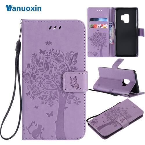 Phone Cases For Funda Samsung Galaxy S9 case For Coque Samsung Galaxy S9 Plus case Cover 3D Wallet Magnet Flip Leather Case capa