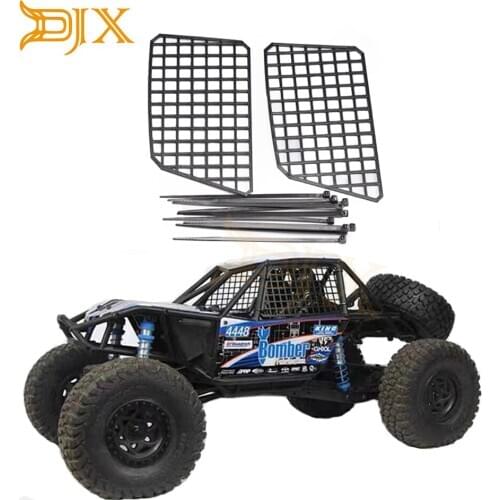 DJX Window Mesh Protective Net Pair Kit for 1/10 RC Crawler Car Axial Wraith RR10 90048 90053