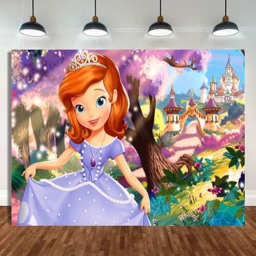 Disney Alice In Wonderland Custom Background Wall Party Backdrops Childrens Birthday Decoration Photozone Decorations Wedding