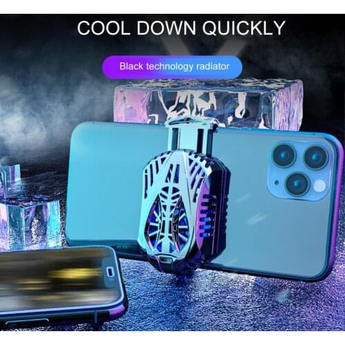 G6 Rechargeable Mobile Phone Radiator Mobile Phone Fast Cooler Fan Holder External Game Radiator PUG Clip Fan Physical Cooling
