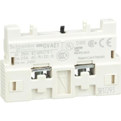 GV-AE1 GVAE1 TeSys GV2 & GV3 - auxiliary contact - 1 NO/NC